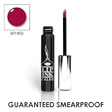 LIP INK Organic Vegan 100% Smearproof Liquid Lip Stain, Sky Red