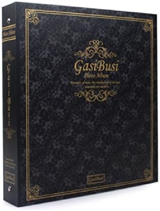 Photo Albums Storage Pocket Type Wedding 3x5 50 Page Holds 600 Classic Black