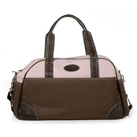 Ultimate Diaper Bag in Brown / Pink