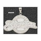Milwaukee Brewers Bball Giant Charm/Pendant -14K/10K, Stainless Steel or Gold Plated