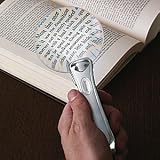 Lighted Rim-Free 2X Magnifier