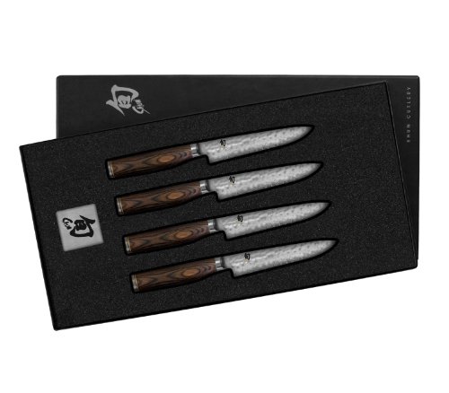 Shun TDMS0400 Premier 4-Piece Steak Knife Set On Sale
