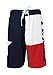 Calhoun Men's State Flag Swim Board Shorts (Texas Flag, Large)