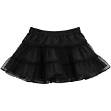 3Pommes Girl Multi Layered Skirt (Black, 12 Months)