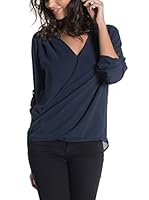 La belle parisienne Blusa Jade (Azul Marino)