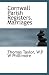 Cornwall Parish Registers. Marriages