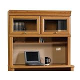 Orchard Hills Hutch With Glass Doors - Carolina Oak finish