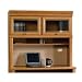 Orchard Hills Hutch With Glass Doors - Carolina Oak finish
