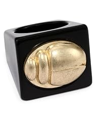 Belle Noel Resin Scarab Ring