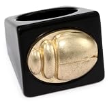 Belle Noel Resin Scarab Ring