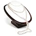 HinsonGayle Glamour Collection Handpicked Ultra-Luster White Cultured Pearl Rope Necklace