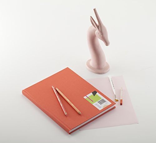 ENRE Hardcover Sketchbook, 95 sheets, 8.5 x 11 (Coral)
