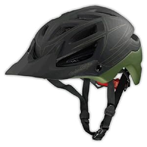 Troy Lee Designs A1 Helmet Pinstripe Matte Army Green - XS/SM