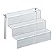 Azar 326046 9-Inch W by 6.25-Inch D Three-Tier Acrylic Step Display