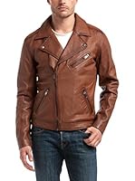 Best Mountain Cazadora Piel Slimane (Cognac)