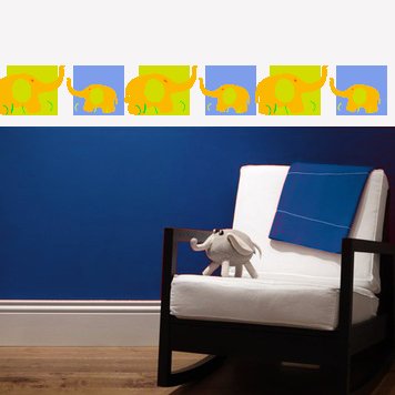 Imagen principal de Cenefa infantil ELEFANTES