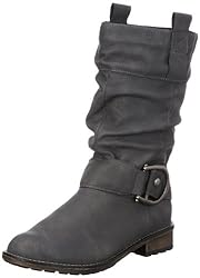Remonte Elaine R3378, Damen Fashion Stiefel, Grau (cenere 00), EU 39