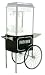 Paragon 1911 Medium Popcorn Cart for 6 and 8-Ounce Poppers (Black / Chrome)