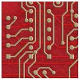 ArtScape 8' Red Circuit Board Pool Table Cloth