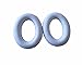 VEVER 1Pair Replacement Ear Pads Earpuds Ear Cushions Cover for Bose QC2, QC15, AE2, AE2i, AE2w, QuietComfort Headphone (with VEVER LOGO package) (White)