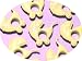 Baby Buggy Carriage Yellow Eyelets 1/8