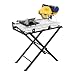 QEP 60020 24-Inch Dual Speed Tile Saw with Water Pump and Folding Stand