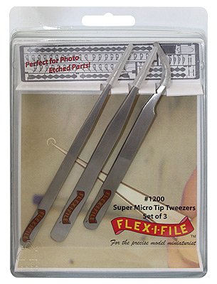 1200 Super Micro Tip Tweezers Set (3pk)
