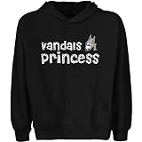 NCAA Idaho Vandals Youth Princess Pullover Hoodie - Black