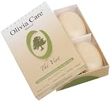Olivia Care Hard Top Gift Box of 4 Soaps, Green Tea, 20-Ounce Boxes
