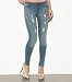 G by GUESS Pull-On Super Skinny Jeans, MEDIUM WASH DESTROY (LARGE)