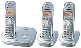 Panasonic Dect 6.0 Expandable Digital Cordless Phone - 3 Handset System (KX-TG6313S)