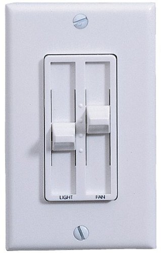 Monte Carlo ESSWC-4-WH 212 Motor 4-Speed 5-Position 1.25-Amp Wall Control, White