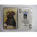 Lot 12 Deck Congress Bridge Playing Cards Jumbo Index Black Labrador Dog Silver Trim