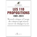 Les 110 propositions 1981-2011