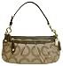 NEW AUTHENTIC COACH MADISON OP ART SMALL HOBO 12950 (Khaki/Brown)