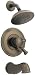 Delta 17440-PT Lockwood Pressure Balance Single-Handle Tub and Shower Faucet with Raincan Showerhead, Pewter