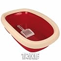 Cat Toilet Litter Tray With Rim and Scoop