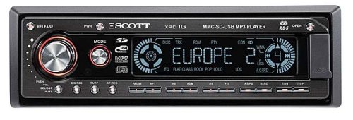 Scott XCP 1G CD Autoradio (1 GB Speicher, USB, SD/MMC Kartenleser) schwarz