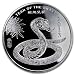 1/2 oz 999 Silber Silbermünze Silver Jahr der Schlange Year of the Snake 2013 Apmex NEU ! Selten