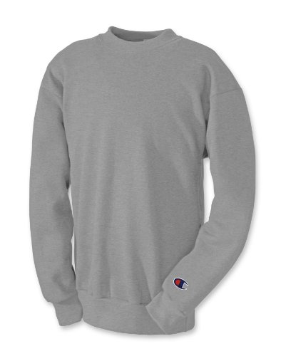 Champion Youth Double Dry Action Fleece Crew-XL-Light Steel