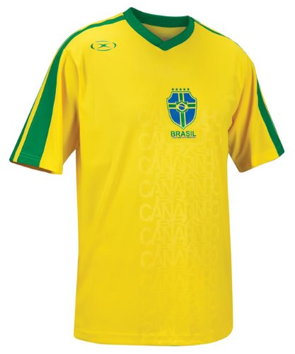 Xara International Series Brazil Short Sleeve Jersey, Youth Large