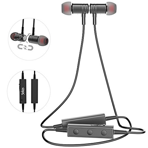 Bluetooth headphones, sokos wireless bluetooth headset noise canc…