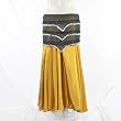 Gold Satin Full Circle Skirt