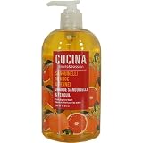 Cucina Sanguinelli Orange and Fennel Liquid Soap Plastic Bottle