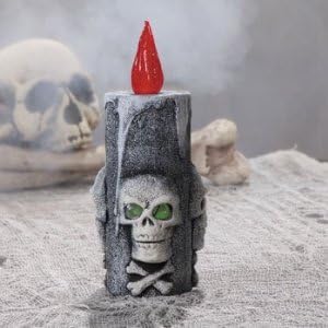 Skull LED Candle - Party Decorations & Lamps, Candles & Votives