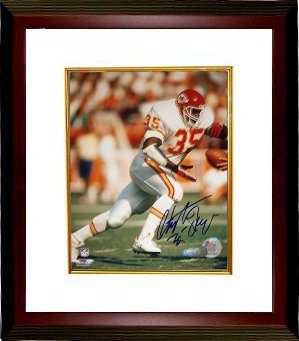 Christian Okoye signed Kansas City Chiefs 8x10 Photo Custom Framed- Steiner Hologram
