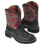 Ariat Ladies Gem Baby Jazz Black and Barn Red by Ariat