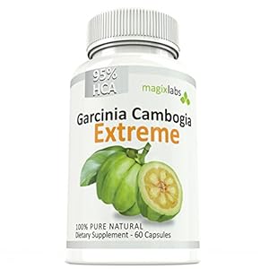 95% HCA Garcinia Cambogia EXTREME. Highest Potency ANYWHERE +1250mg per capsule. Certified. Fast Action Diet Pills: Fat Burner, Carb Blocker + Appetite Suppressant for Extreme Weight Loss by MagixLabs