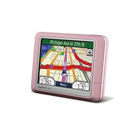 Garmin nüvi 250 3.5-Inch Portable GPS Navigator (Pink)