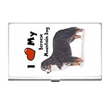 I Love My Bernese Mountain Dog Business Card Holder Case